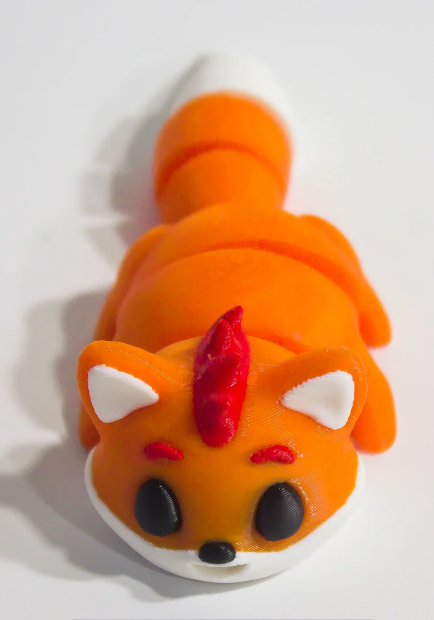 🦊 Rustie – The Playful Fox Desk Buddy
