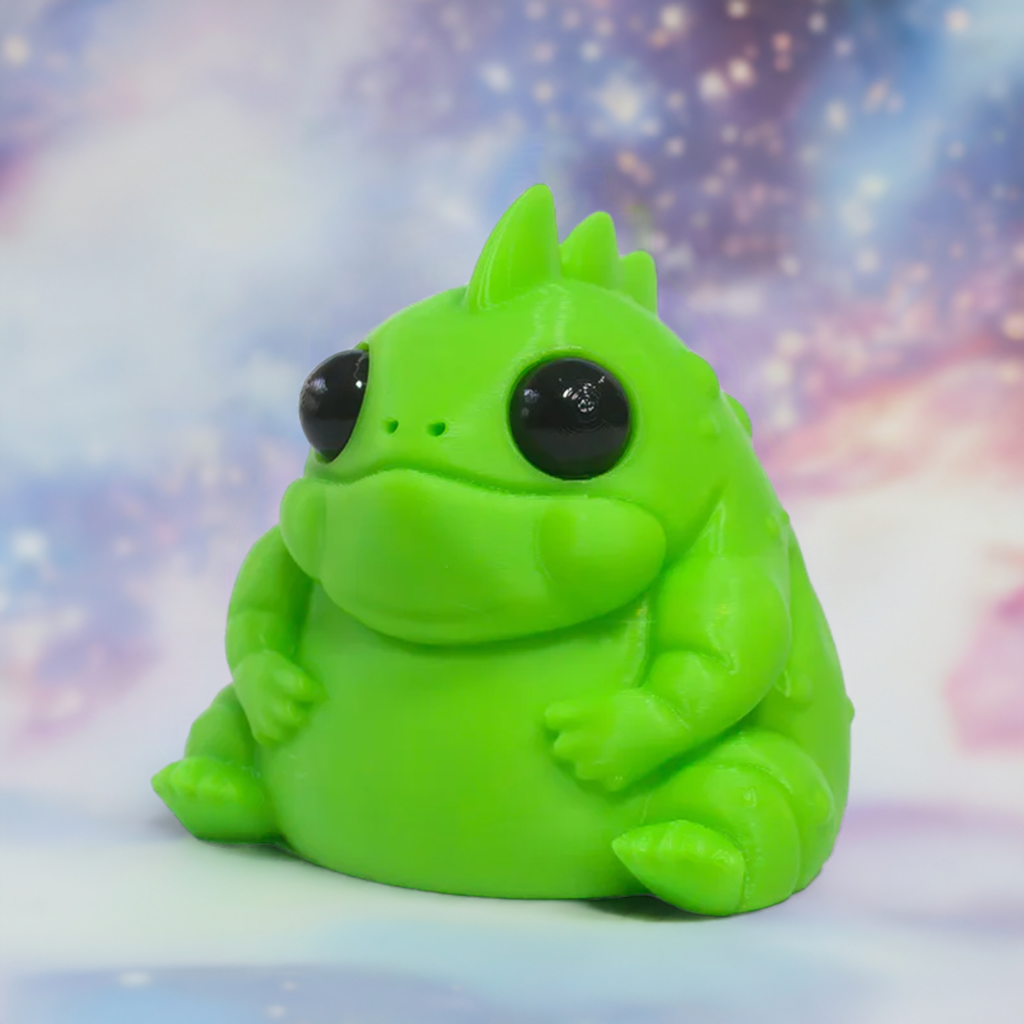 🦎 Chubby Steve, the Cosmic Reptile from the Stars! 🌌