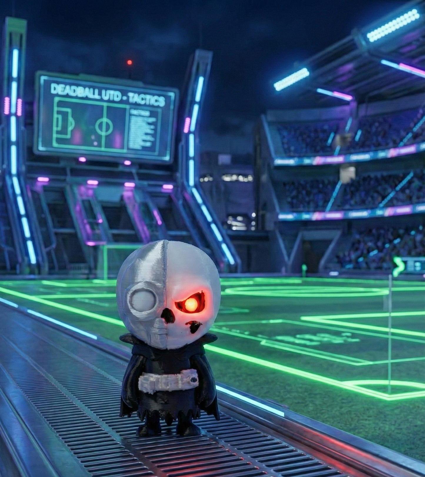 Dr. Cyborgz — The Ruthless Robo-Manager of Undeadz FC