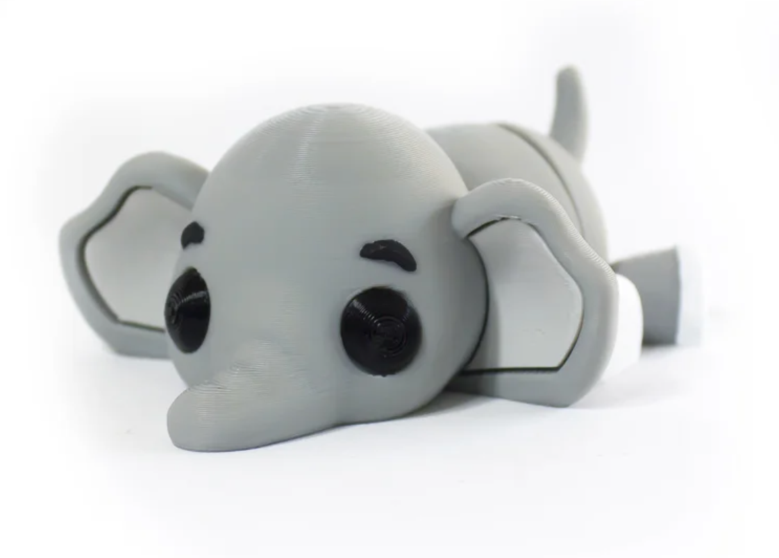 🐘 Tumbo – The Lovable, Floppy-Eared Elephant Desk Buddy
