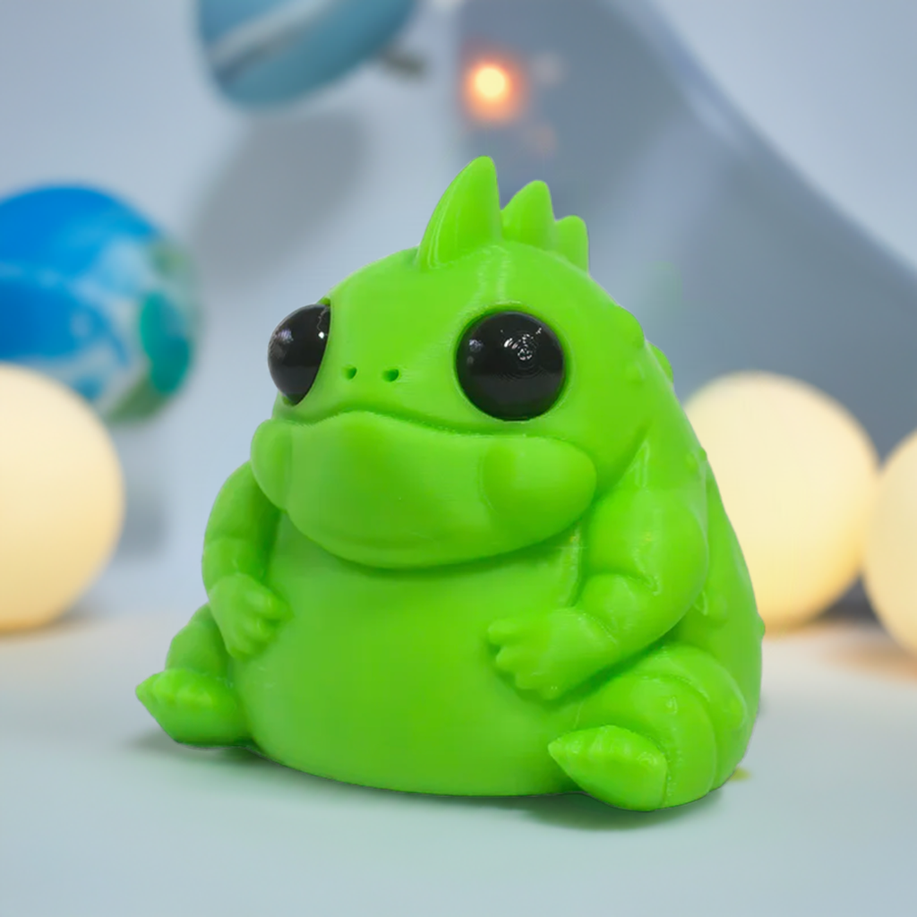 🦎 Chubby Steve, the Cosmic Reptile from the Stars! 🌌