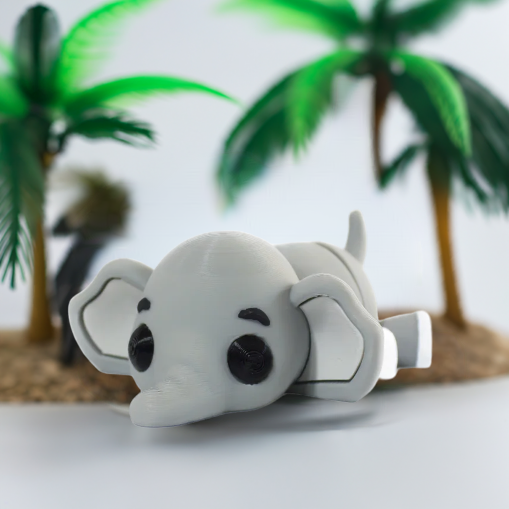 🐘 Tumbo – The Lovable, Floppy-Eared Elephant Desk Buddy
