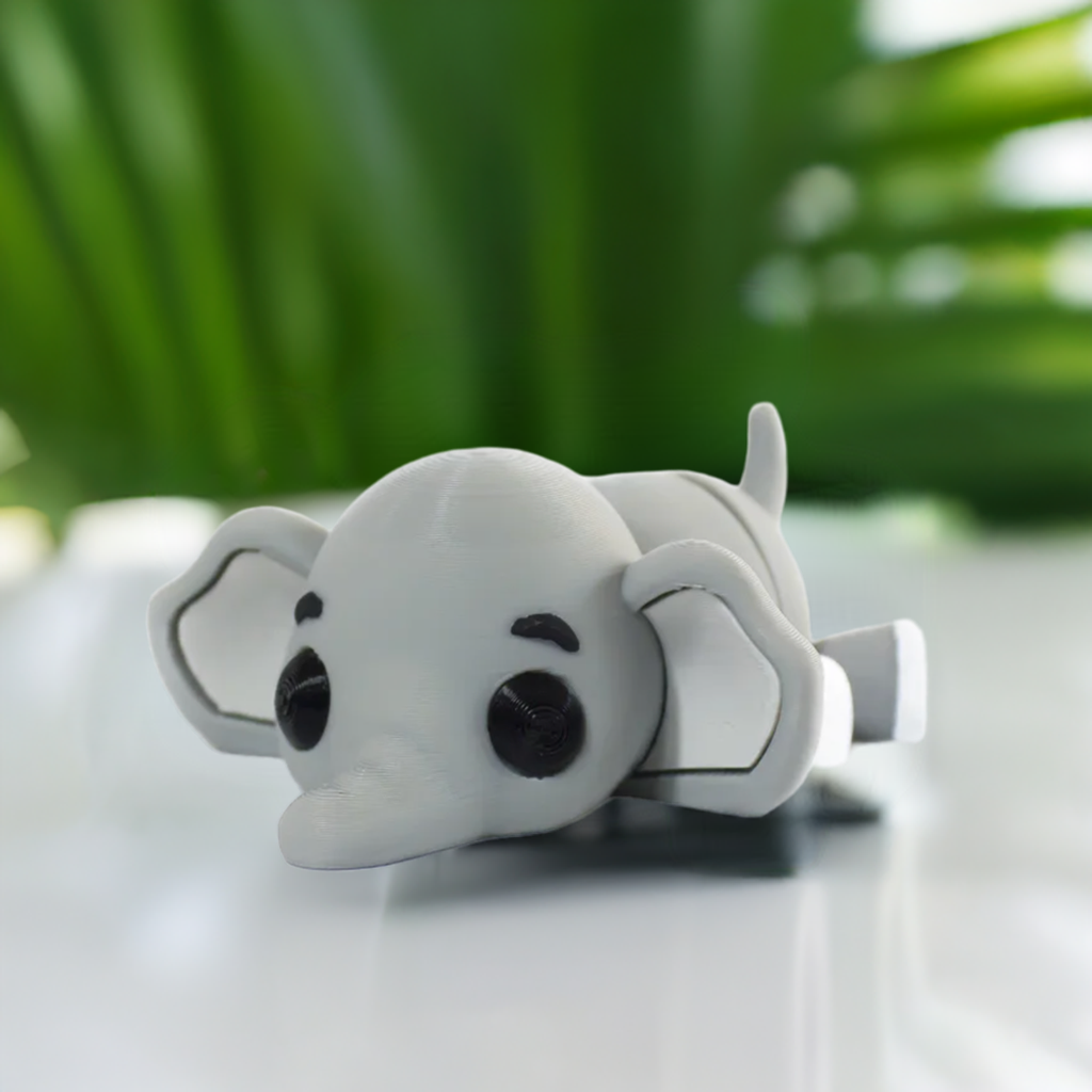 🐘 Tumbo – The Lovable, Floppy-Eared Elephant Desk Buddy